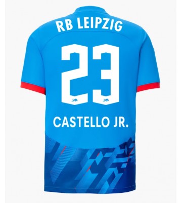 RB Leipzig Castello Lukeba #23 Tredje trøje 2023-24 Kort ærmer